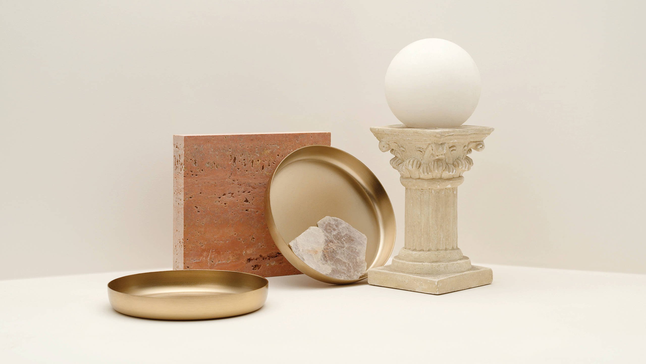 Different elements coated with Jotun UltiMatt white coating